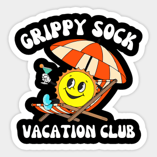 Grippy Sock Vacation Club Sticker